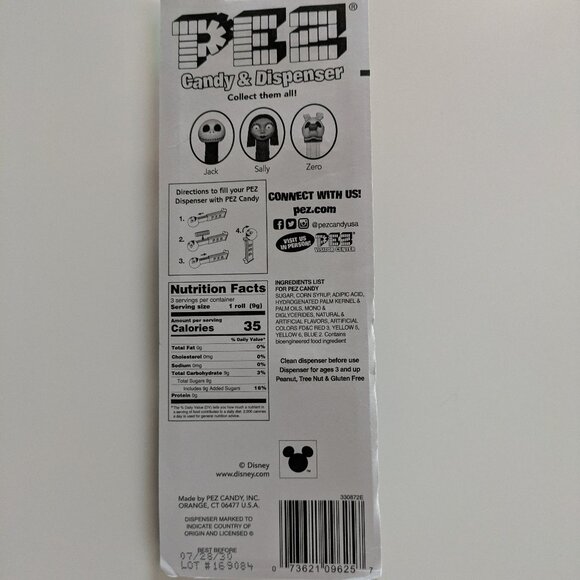 🆕✨ PEZ Dispenser & Candies - The Nightmare Before Christmas - Picture 3 of 3